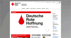 Desktop Screenshot of drkblaub2.drkcms.de