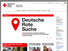 Tablet Screenshot of drkblaub2.drkcms.de